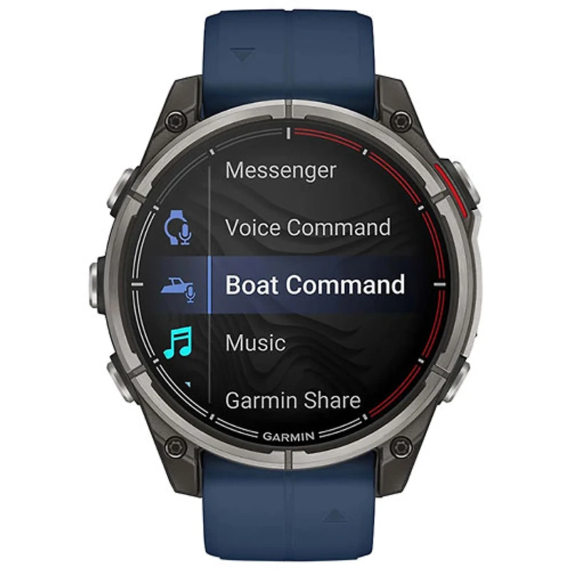 Montre intelligente GPS de mm Quatix 8 AMOLED de Garmin