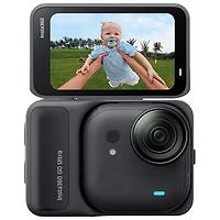 Insta360 GO Ultra Waterproof 4K 360° Sports Camera - Black