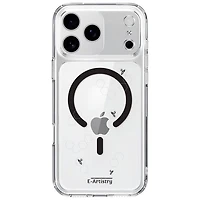 E-Artistry Signature Honeycomb Fitted Hard Shell Case with MagSafe for iPhone 17 Pro Max - Silver