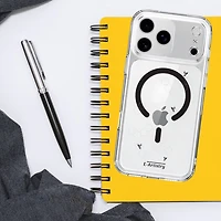 E-Artistry Signature Honeycomb Fitted Hard Shell Case with MagSafe for iPhone 17 Pro Max - Silver