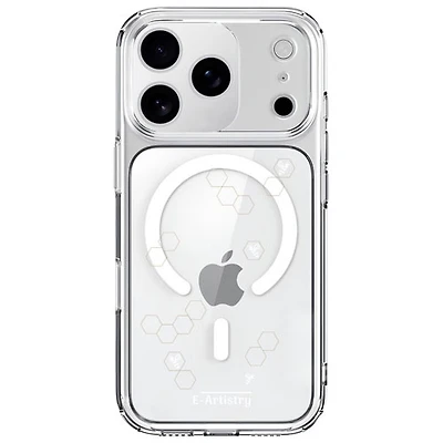 E-Artistry Signature Honeycomb Fitted Hard Shell Case with MagSafe for iPhone 17 Pro - Gold