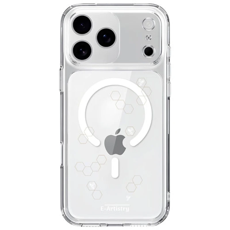 E-Artistry Signature Honeycomb Fitted Hard Shell Case with MagSafe for iPhone 17 Pro Max - Gold