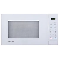 Magic Chef 1.1 Cu. Ft. Counter Top Microwave (MC110MWF) - White