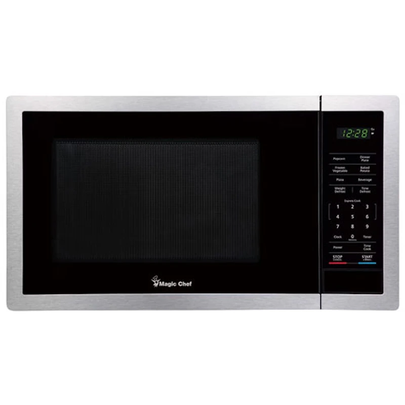 Four à micro-ondes de comptoir de 0,9 pi³ de Magic Chef (MC99MSTF) - Acier inoxydable