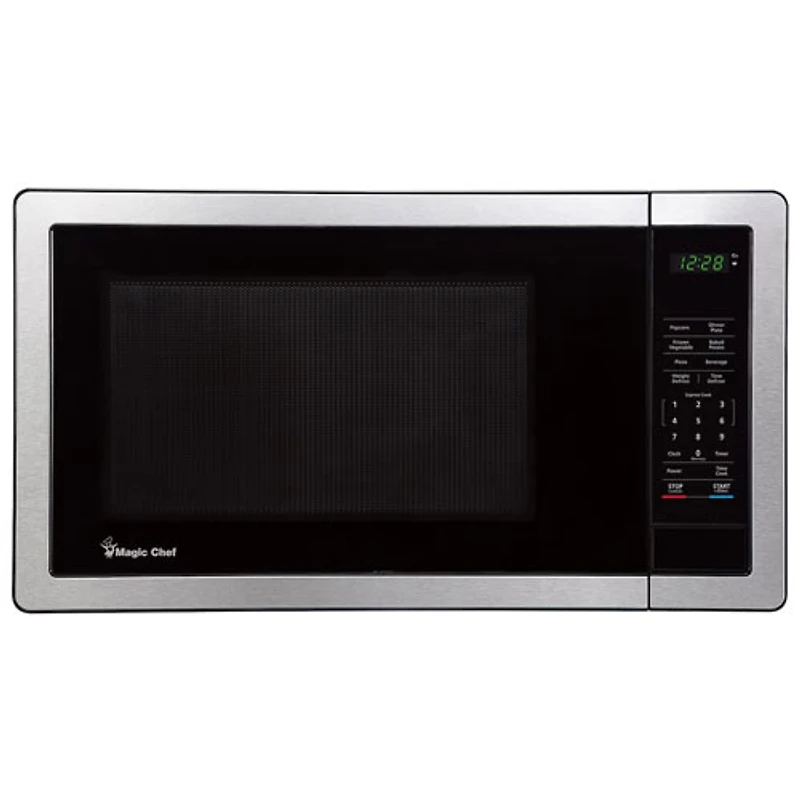 Four à micro-ondes de comptoir de 1,1 pi³ de Magic Chef (MC110MSTF) - Acier inoxydable
