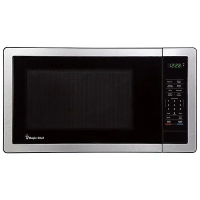 Four à micro-ondes de comptoir de 1,1 pi³ de Magic Chef (MC110MSTF) - Acier inoxydable