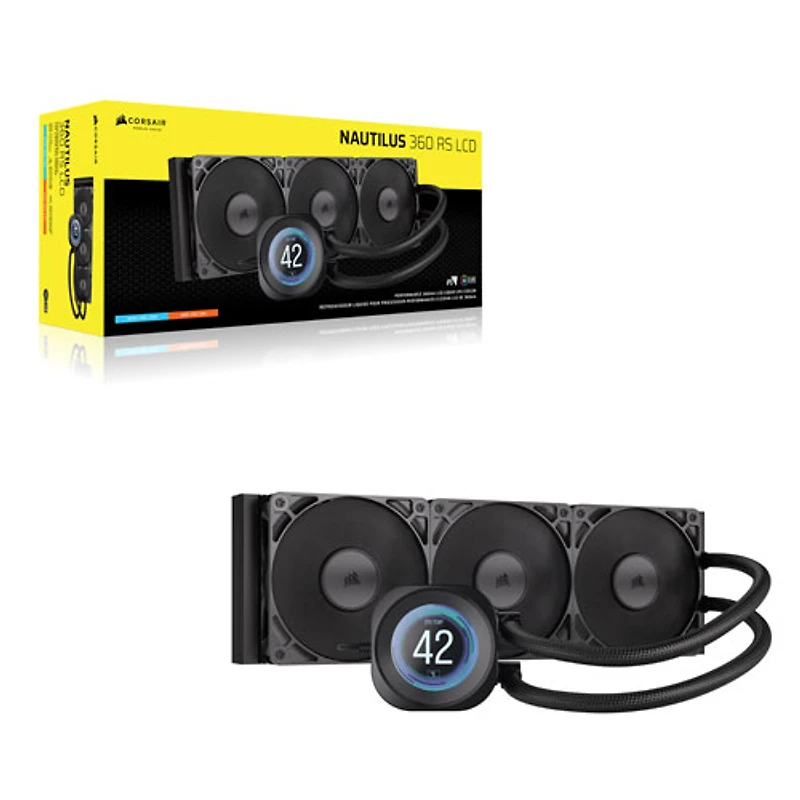 Corsair Nautilus RS LCD 360mm Liquid CPU Cooler