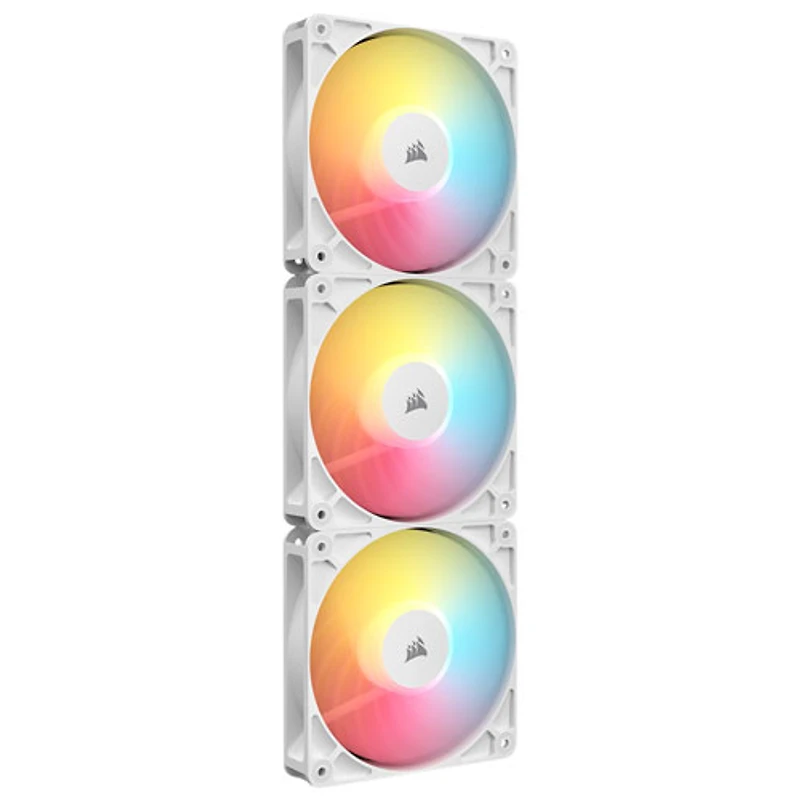 Corsair RS120-R ARGB 120mm Triple PWM Reverse Case Fan Kit - White