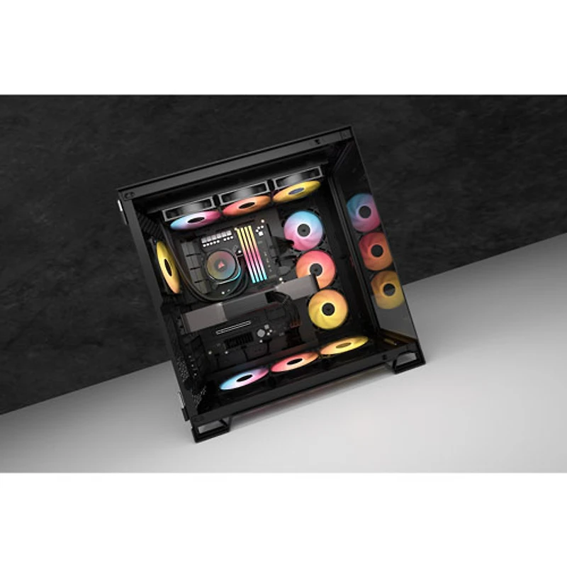 Corsair RS120-R ARGB 120mm Triple PWM Reverse Case Fan Kit - Black