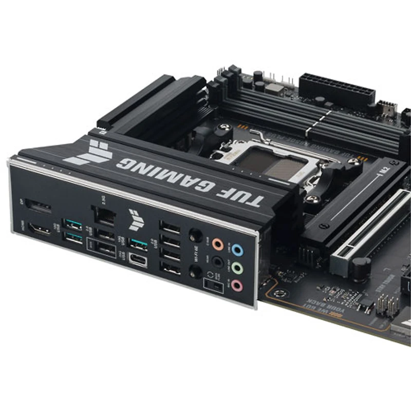 Carte mère TUF Gaming B650E-PLUS Wi-Fi 6E AM5 DDR5 d'ASUS pour processeurs Ryzen 9000/8000/7000 d'AMD