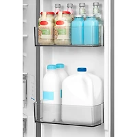 Réfrigérateur à deux portes de 22,6 pi³ 33 po avec distributeur de glaçons de Midea (MRF23I7AST) - Inox