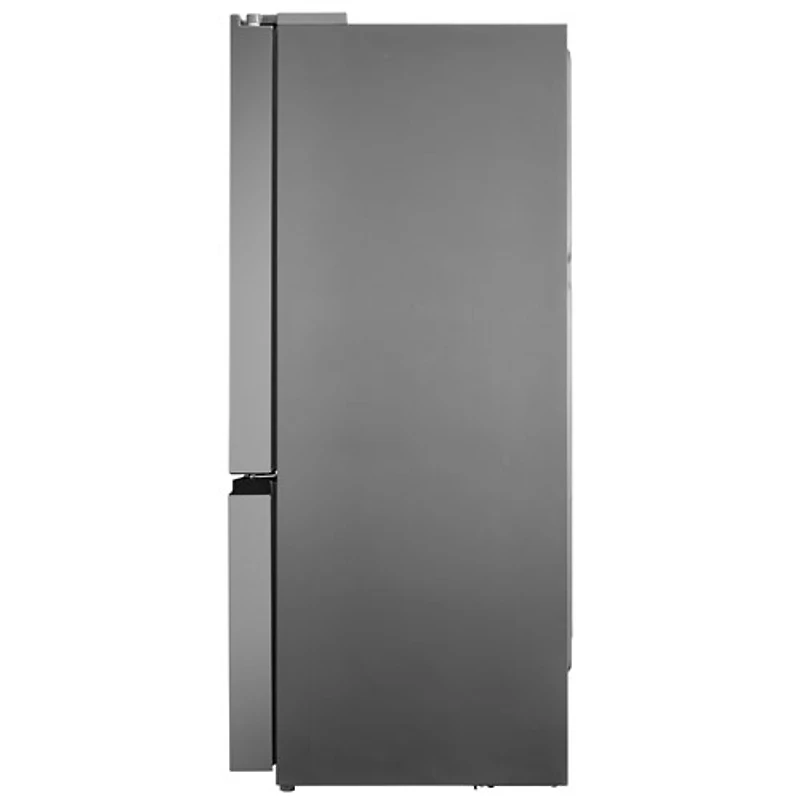 Réfrigérateur à deux portes de 22,6 pi³ 33 po avec distributeur de glaçons de Midea (MRF23I7AST) - Inox