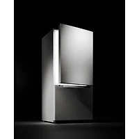 Réfrigérateur à congélateur inférieur avec éclairage DEL 18,7 pi³ 30 po de Midea (MRB19B7AST) - Inox