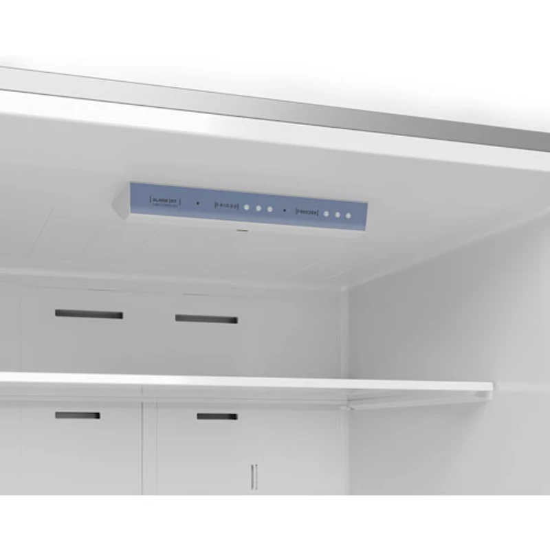 Réfrigérateur à congélateur inférieur avec éclairage DEL 18,7 pi³ 30 po de Midea (MRB19B7AST) - Inox