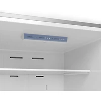 Réfrigérateur à congélateur inférieur avec éclairage DEL 18,7 pi³ 30 po de Midea (MRB19B7AST) - Inox