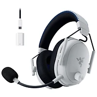 Casque de jeu sans fil BlackShark V3 Pro de Razer pour PlayStation - Blanc