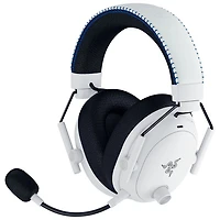 Casque de jeu sans fil BlackShark V3 Pro de Razer pour PlayStation - Blanc
