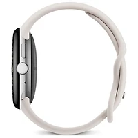 Google Pixel Watch 4 (Bluetooth) 45mm Polished Silver Aluminum Case with Porcelain Active Band