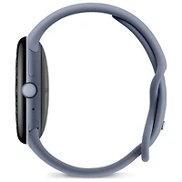 Montre Pixel Watch 4 (Bluetooth) 45 mm de Google avec boîtier en aluminium pierre de lune satinée et bracelet sport pierre de lune