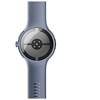Montre Pixel Watch 4 (Bluetooth) 45 mm de Google avec boîtier en aluminium pierre de lune satinée et bracelet sport pierre de lune