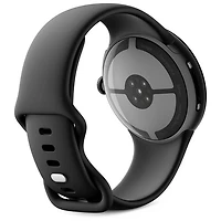 Google Pixel Watch 4 (LTE) 45mm Matte Black Aluminum Case with Obsidian Active Band