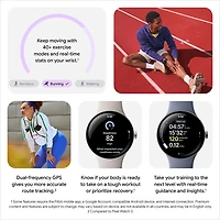Montre Pixel Watch 4 (Bluetooth) 41 mm de Google avec boîtier en aluminium champagne doré et bracelet sport citronnelle