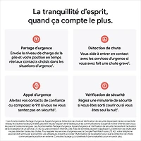 Montre Pixel Watch 4 (Bluetooth) 41 mm de Google avec boîtier en aluminium champagne doré et bracelet sport citronnelle