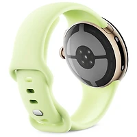 Google Pixel Watch 4 (Bluetooth) 41mm Champagne Gold Aluminum Case with Lemongrass Active Band