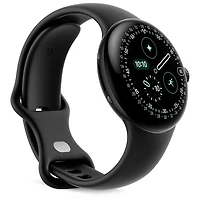 Google Pixel Watch 4 (Bluetooth) 41mm Matte Black Aluminum Case with Obsidian Active Band