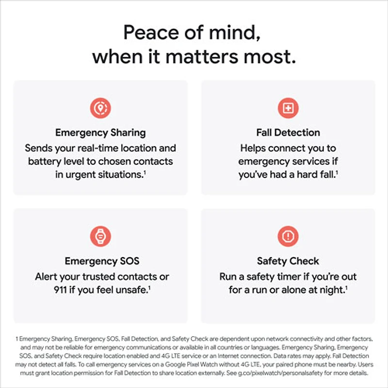 Montre Pixel Watch 4 (Bluetooth) 41 mm de Google avec boîtier en aluminium argenté poli et bracelet sport iris