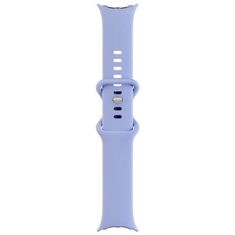 Montre Pixel Watch 4 (Bluetooth) 41 mm de Google avec boîtier en aluminium argenté poli et bracelet sport iris