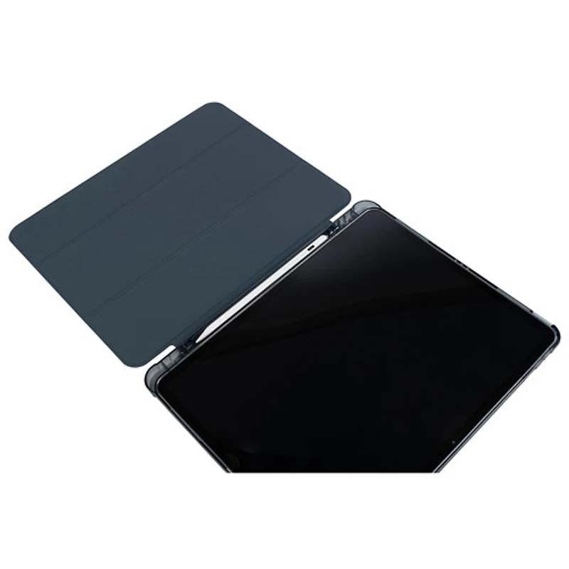 Tucano Milano Italy Satin Folio Case for iPad Air 13" (M3), Air 13" (M2) - Black
