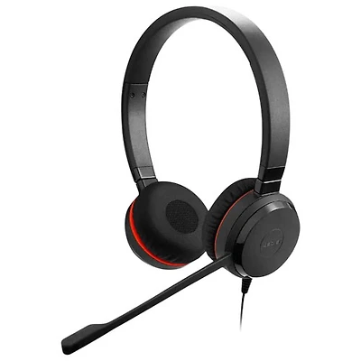 Casque d'écoute Evolve 30 II de Jabra avec microphone intégré (5399-823-389-01) - Noir