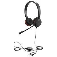 Casque d'écoute Evolve 30 II de Jabra avec microphone intégré (5399-823-389-01) - Noir