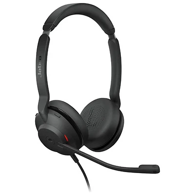 Casque d'écoute Evolve2 30 de Jabra avec microphone intégré (23189-899-879-01) - Noir