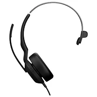 Casque d'écoute Bluetooth à suppression du bruit Evolve2 de Jabra avec microphone intégré (25089-899-799) - Noir