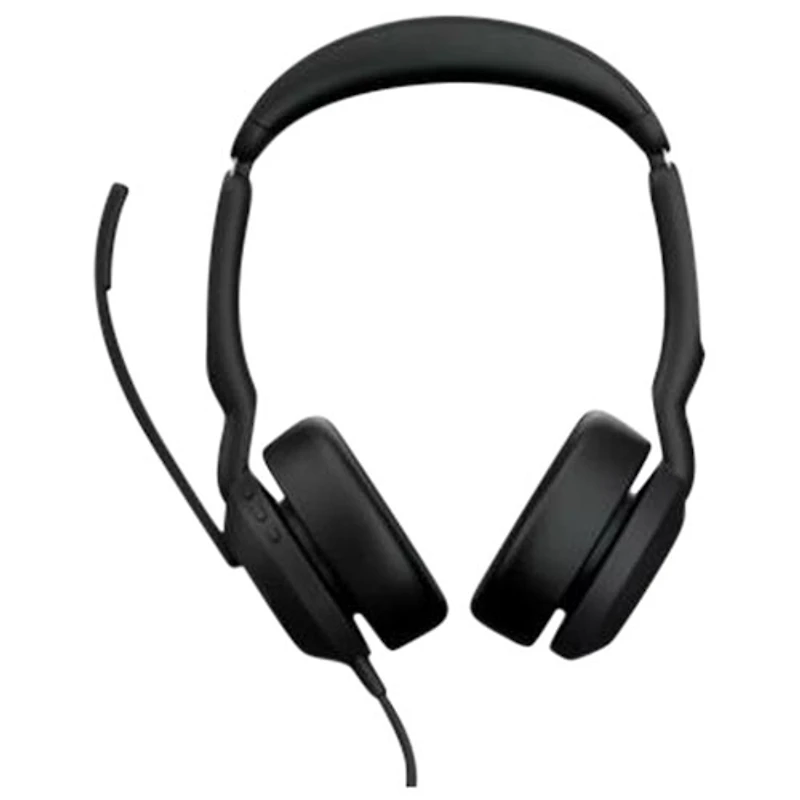 Casque d'écoute Bluetooth à suppression du bruit Evolve2 de Jabra avec microphone intégré (25089-999-799) - Noir
