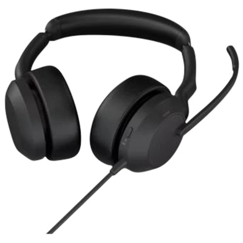 Casque d'écoute Bluetooth à suppression du bruit Evolve2 de Jabra avec microphone intégré (25089-999-799) - Noir