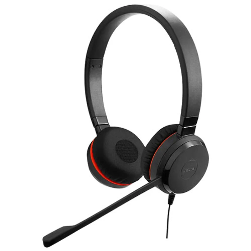 Jabra Evolve 30 II On-Ear Headset with Built-in Microphone (5399-829-389-01) - Black