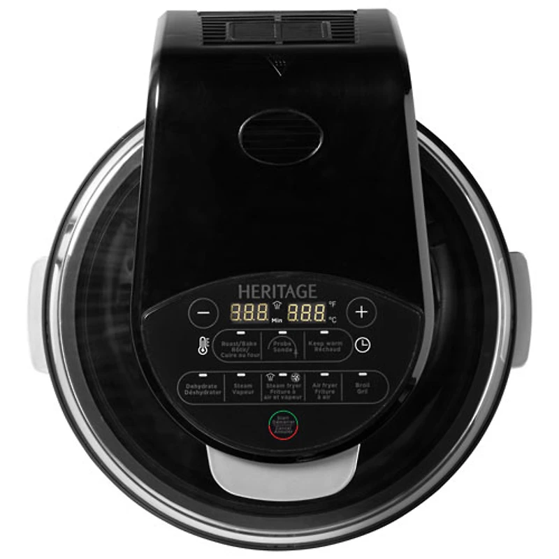 Heritage Infrared Steam Air Fryer - 4.3L/4.5Qt - Black
