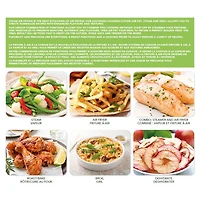 Friteuse à air chaud vapeur infrarouge d'Heritage - 4,3 L/4,5 pintes - Noir