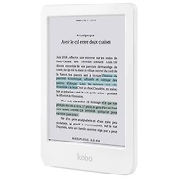 Liseuse numérique à écran tactile de 6 po Clara Colour de Kobo - Blanc