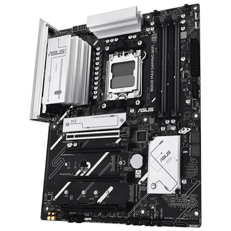 Carte mère B650E MAX Gaming Wi-Fi AMD AM5 DDR5 d'ASUS pour processeurs Ryzen 9000/8000/7000 d'AMD