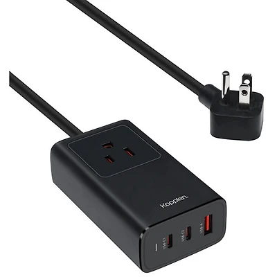 Station de chargement compacte USB-C/USB-A 4-en-1 de 67 W de Kopplen (CHR-STN30BLK)