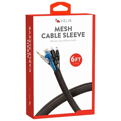 Housse de câble à maille souple de 2 m (6 pi) de Helix