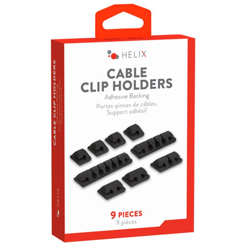 Pinces de câbles de Helix - 9 pièces
