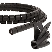 Housse de câble en plastique avec pince de 2 m (6 pi) de Helix