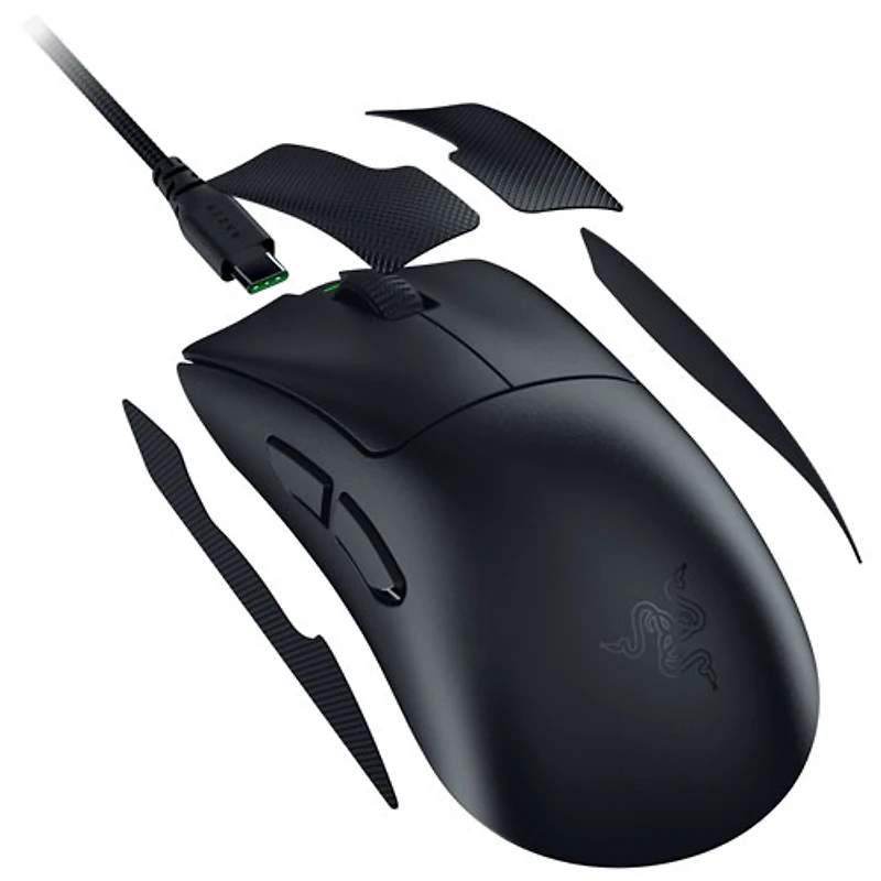 Souris de jeu optique sans fil DeathAdder V4 Pro de Razer - Noir