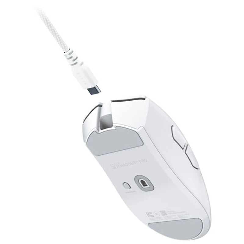 Souris de jeu optique sans fil DeathAdder V4 Pro de Razer - Blanc