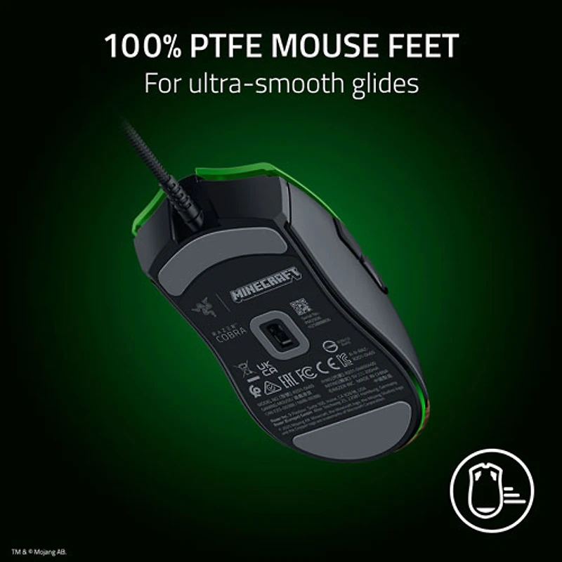 Souris de jeu optique Cobra Minecraft de Razer